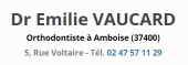 Logo Cabinet d'orthodontie Émilie Vaucard